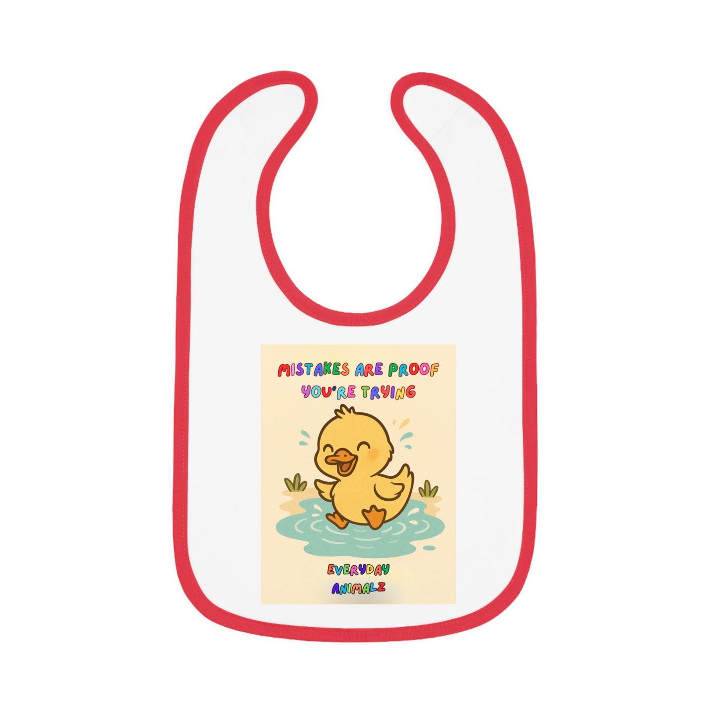 Cute Baby Bib with Inspirational Quote, Fun and Practical Baby Gift, Mealtime Essential, Baby Shower Gift, Toddler Accessories