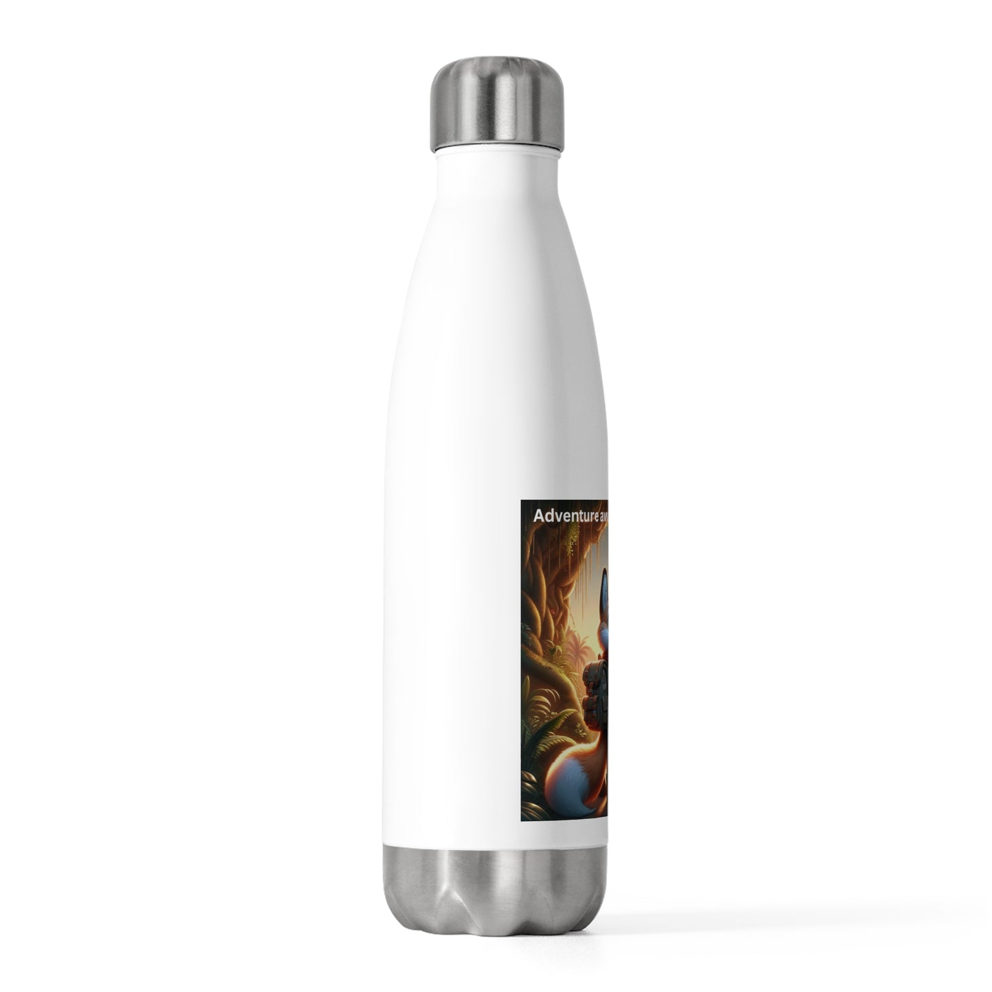 Adventure Awaits Those Who Dare - 20oz Insulated Bottle