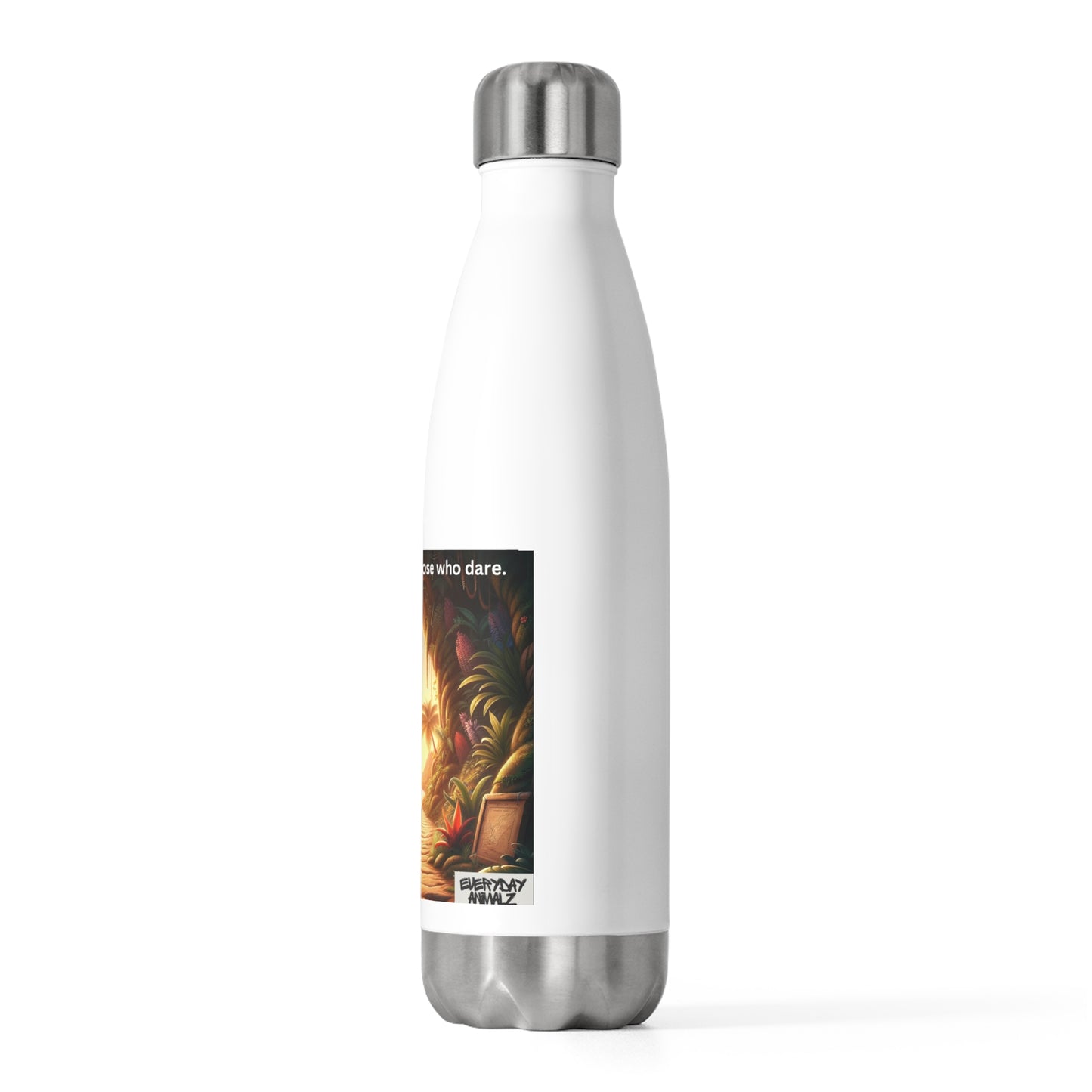 Adventure Awaits Those Who Dare - 20oz Insulated Bottle
