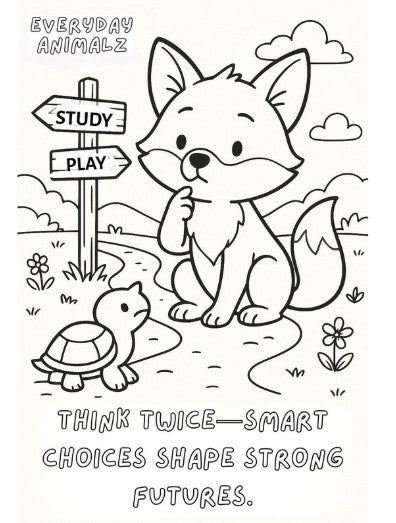 Everyday Animalz Coloring Book 1 PDF download.