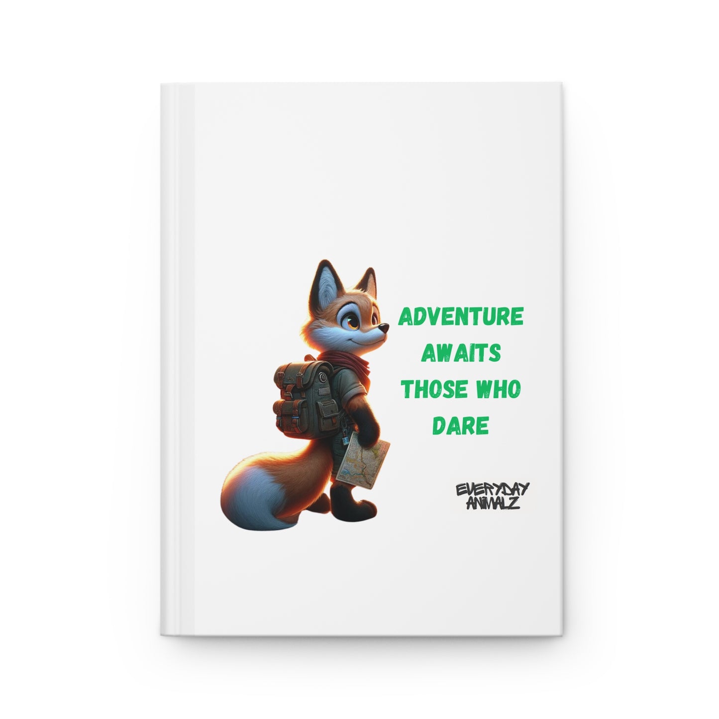 Adventure Awaits Those Who Dare - Hardcover Journal (Matte)