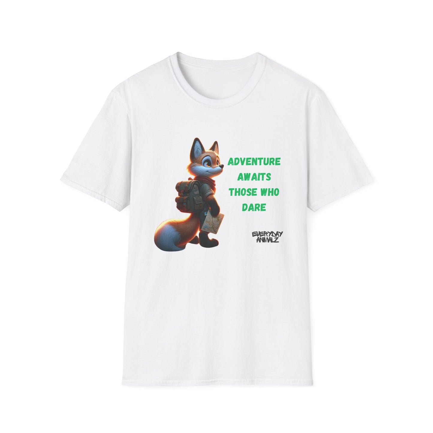 Adventure Awaits Those Who Dare - Unisex Softstyle T-Shirt