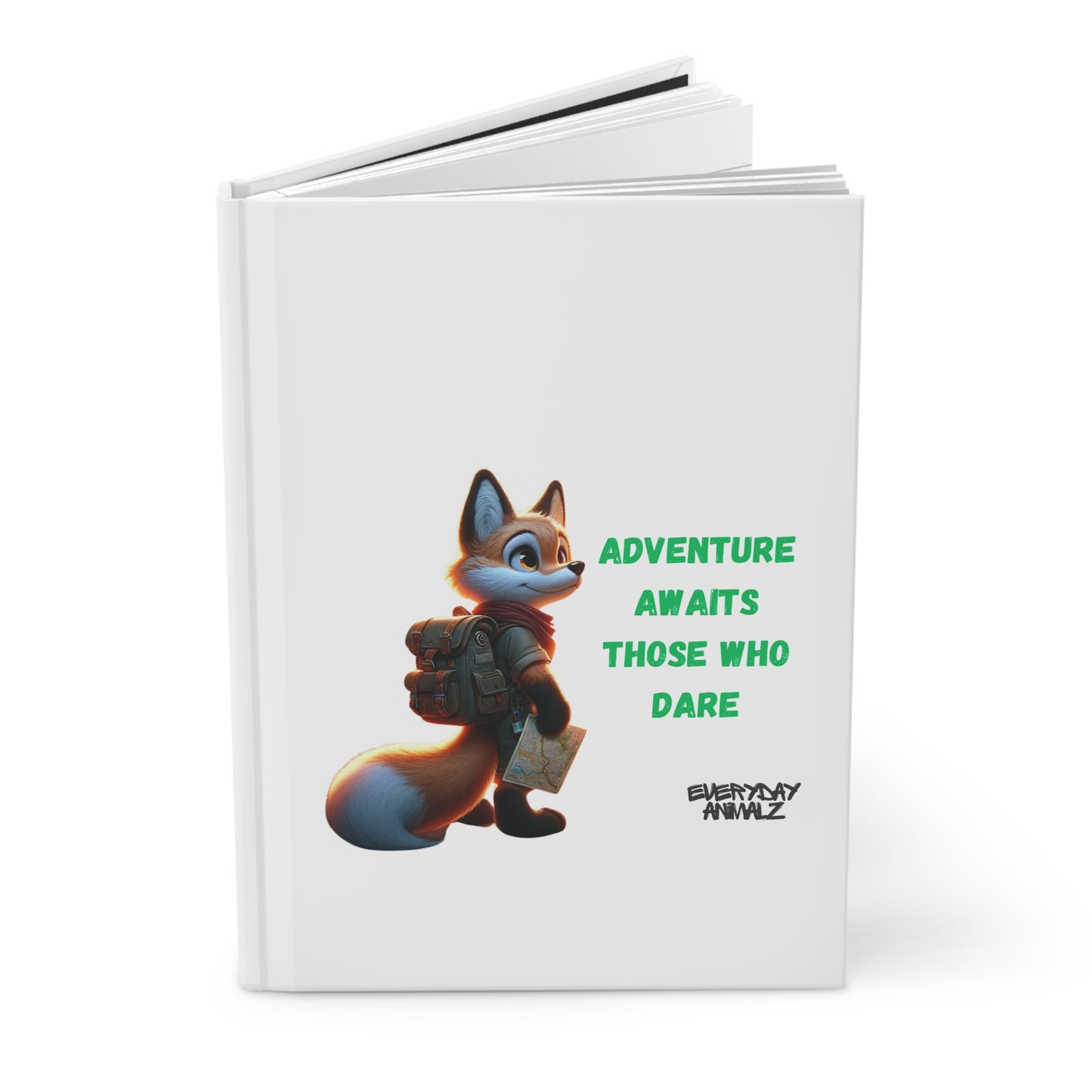 Adventure Awaits Those Who Dare - Hardcover Journal (Matte)