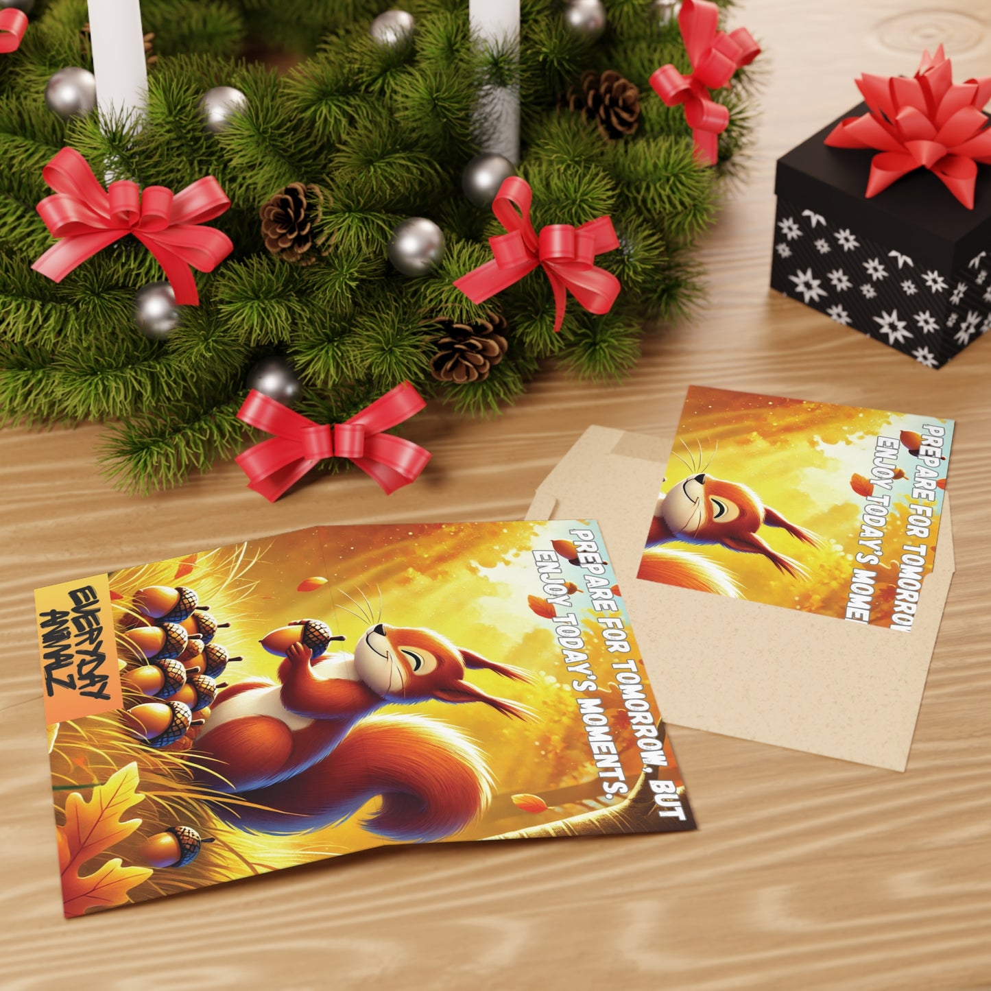 Prepare for tomorrow, but enjoy today’s moments. -  Greeting Cards (1 or 10-pcs)