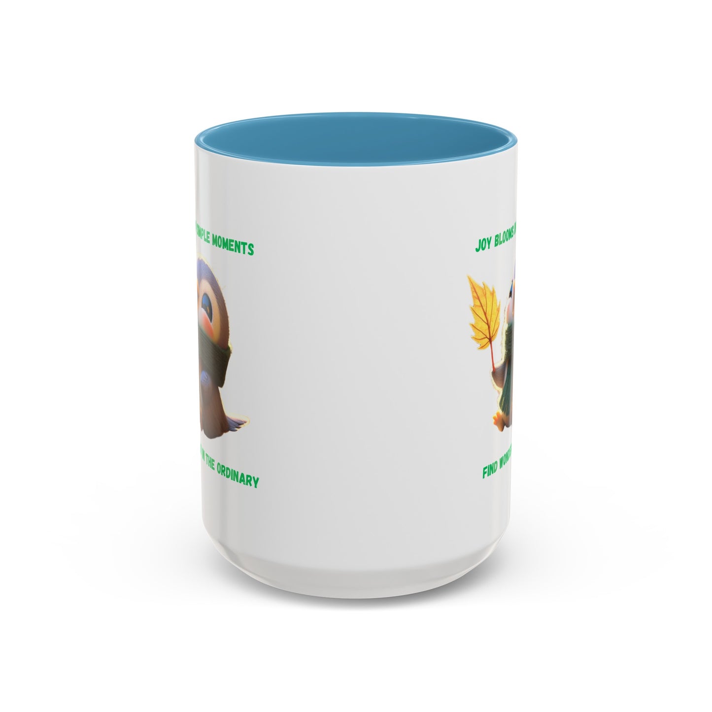 Joy Blooms in Simple Moments - Accent Coffee Mug (11, 15oz)