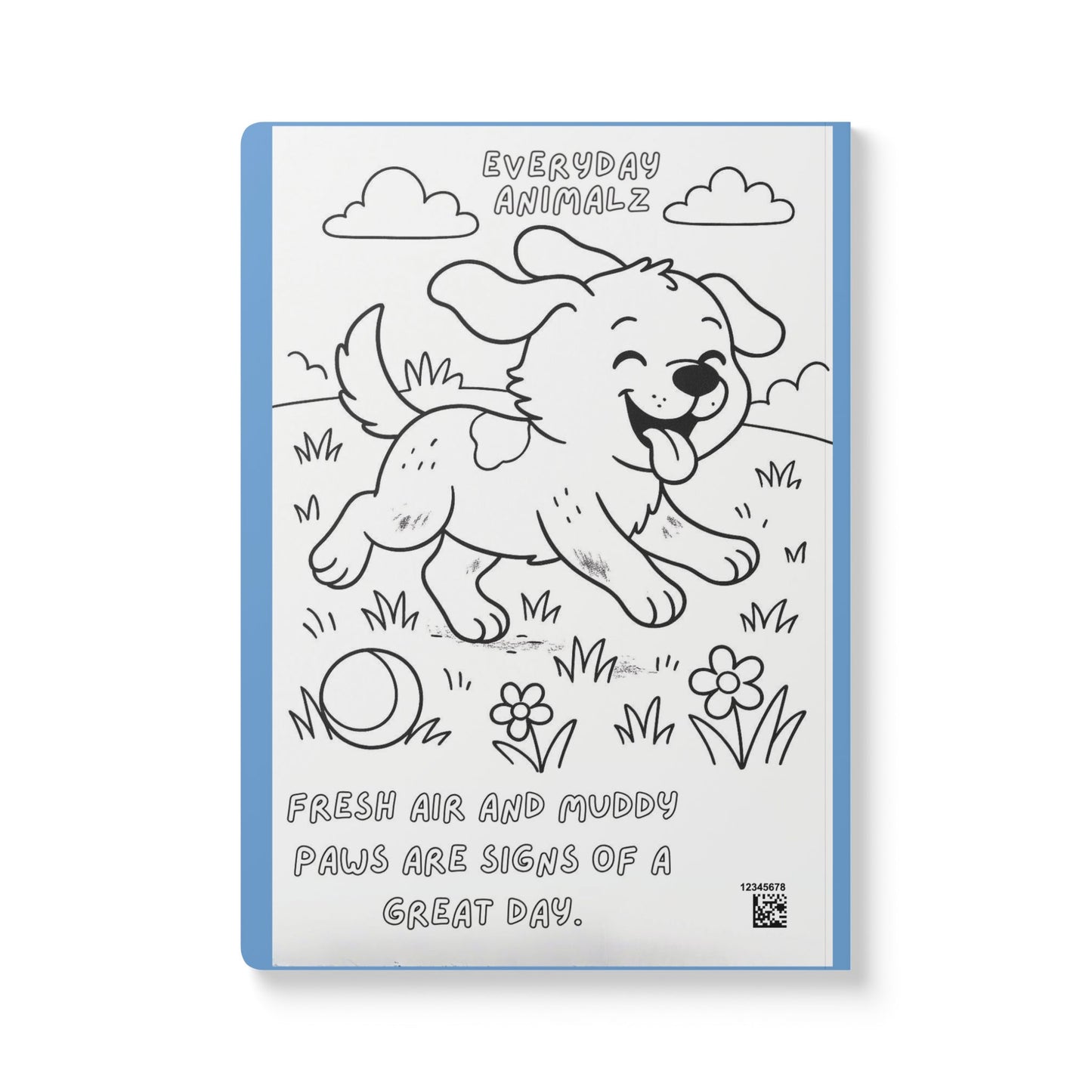 Playful Puppy-Themed Softcover Journal for Animal Lovers, Fun Gift for Kids, Great for School or Personal Use, Cute Writing Companion, [...]