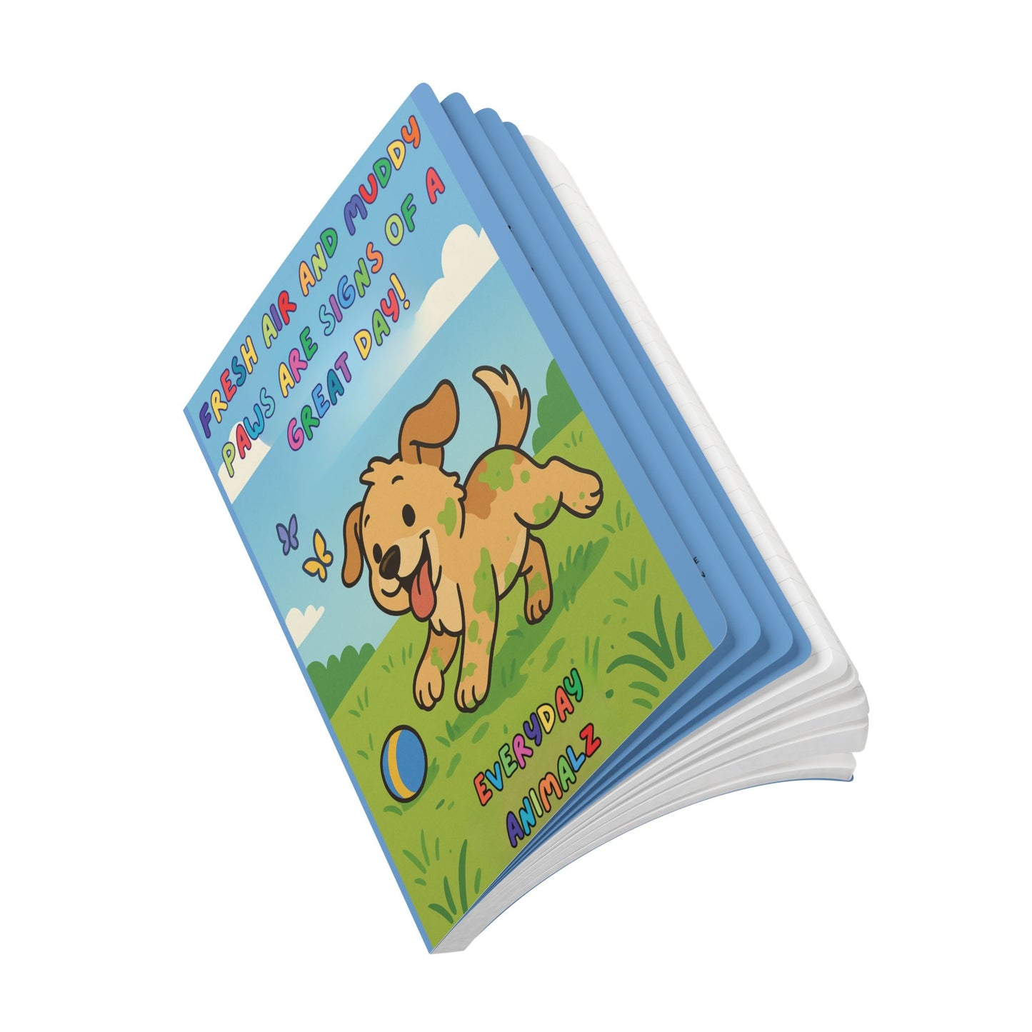 Playful Puppy-Themed Softcover Journal for Animal Lovers, Fun Gift for Kids, Great for School or Personal Use, Cute Writing Companion, [...]