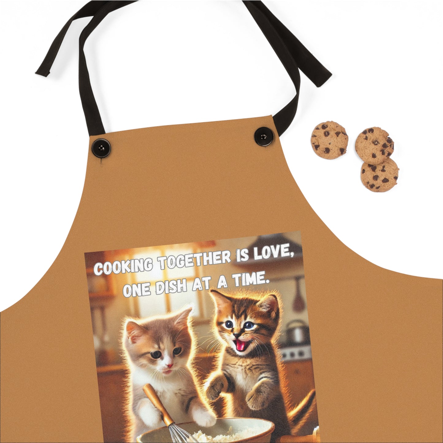 Apron - Cooking together is love, one dish at a time.